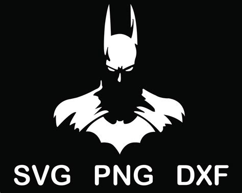 Batman Svg Batman Silhouette Svg Dark Knight Svg Cut File Etsy