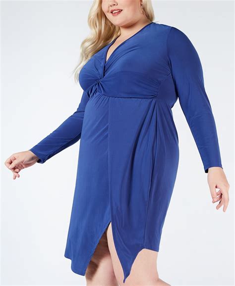 Love Squared Plus Size Faux Wrap Dress Macy S