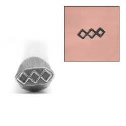 Metal Stamping Tools 3 Diamonds Metal Design Stamp
