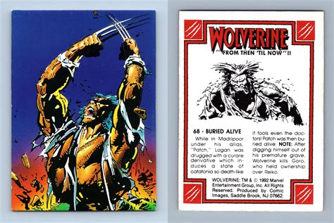 Buried Alive 68 Wolverine From Then Til Now Ii 1992 Comic Images