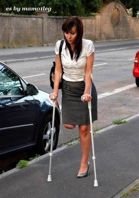 Women Amputees Crutches