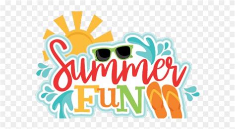Fun Time Clipart Word Free Transparent Summer Fun Clipart Png