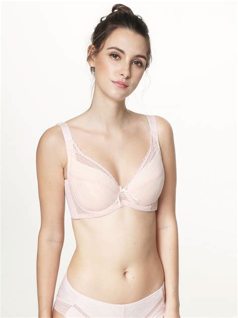 Lace Full Cup Bra Pink SATAMI Online