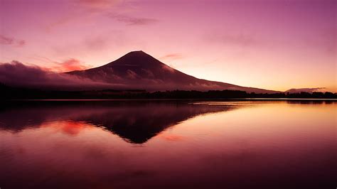 5120x2880px Free Download Hd Wallpaper Lake Tanuki Mount Fuji
