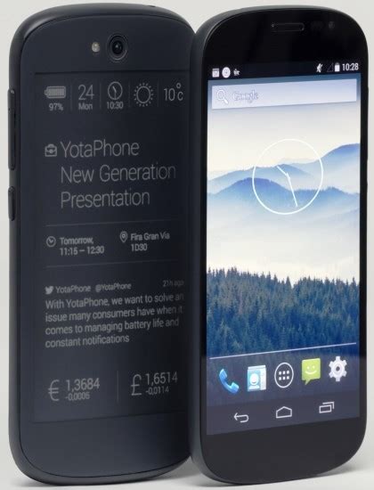 Mwc 2014 Yotaphone Telefon Dual Screen Arena It
