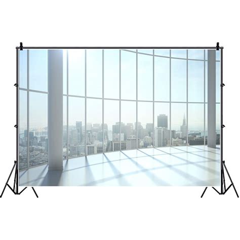 Buy Laeacco Window View Photography Backdrops High Building Office