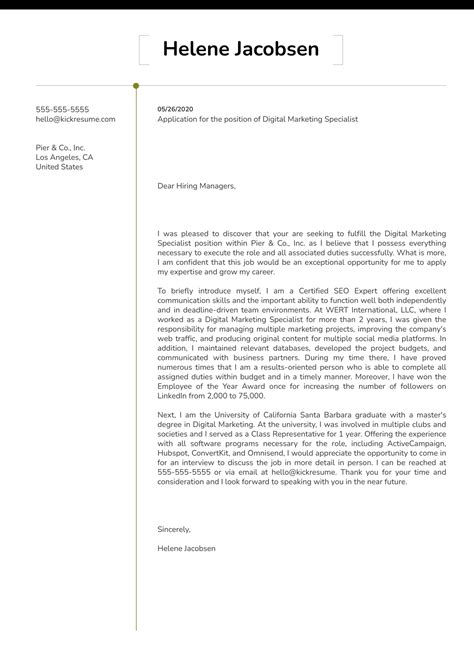 10 Professional Cover Letter Examples Pdf Examples Ri