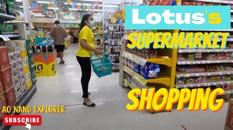 Exploring Lotuss Supermarket And Shopping Ao Nang Youtube
