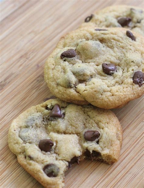 The granulated sugar makes the edges crispy and the brown sugar keeps them chewy and tender. Chewy Gluten-Free Chocolate Chip Cookies | Divas Can Cook
