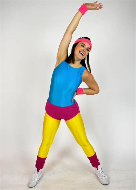 80s Workout Outfit Sold As A Set Of 55 The Costume Closet