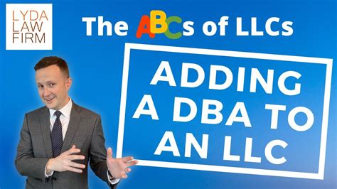 How To Add A Dba To An Llc And Why The Abcs Of Llcs Lyda Law Firm