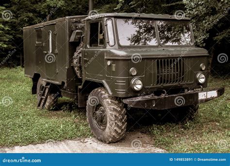 Old Vintage Military Truck Used In War Editorial Photo Image Of Truck