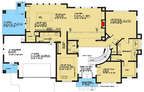 Two Story Contemporary Home Plan With 2 Master Suites 666048raf