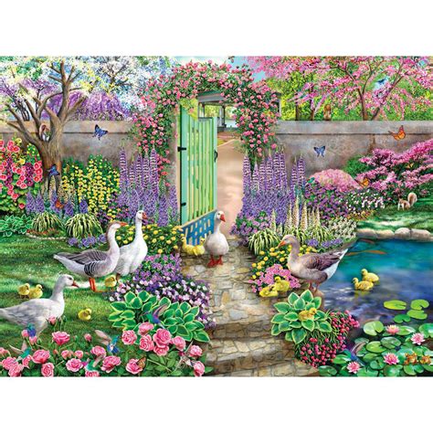 Garden Visitors 1000 Piece Jigsaw Puzzle Bits And Pieces Uk