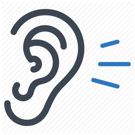 Listening Vector Clipart Ear Clipart Blue 624x720 Png Download Pngkit