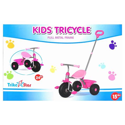 Trike Star 2 In1 My First Trike Pink Crazy Sales