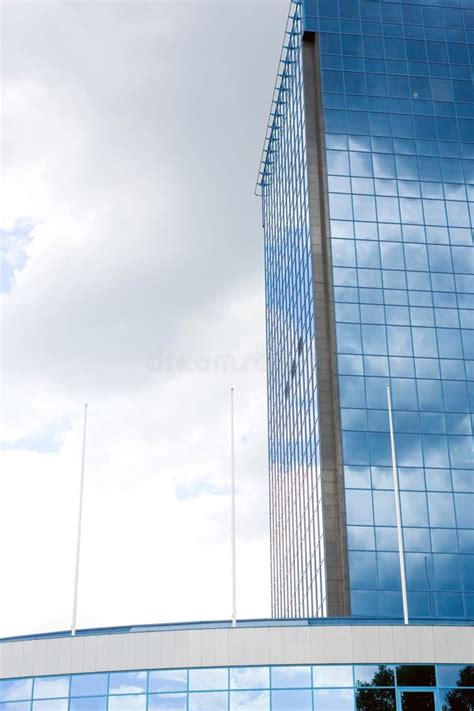 Exterior Of Contemporary Glass Business Center Stock Photo Image Of