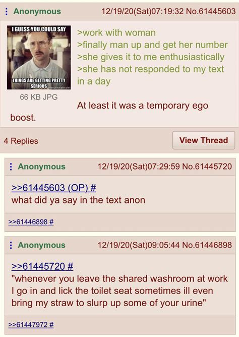 Anon Gets Her Number R Greentext Greentext Stories Know Your Meme