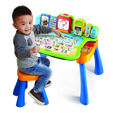 Vtech Touch And Learn Activity Desk With Easel And Chalkboard 80 195803