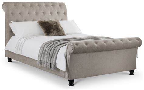 Buy fabric beds with mattresses and get the best deals at the lowest prices on ebay! Tuscany Mink Scroll Fabric Bed Frame - Sensation Sleep ...