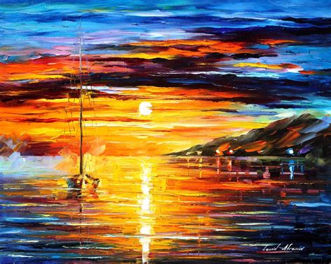 The impressionists were a group of artists renowned for their innovative painting techniques and approach to using color. Leonid Afremov, oil on canvas, palette knife, buy original ...