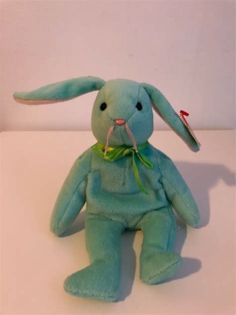 100 Authentic And Rare 1996 Ty Hippity Bunny Beanie Baby With 11 Errors