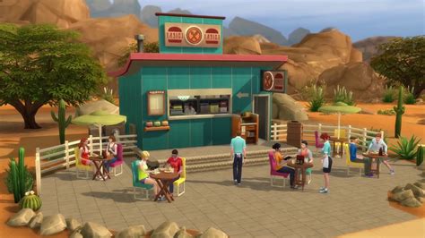 The Sims 4 Au Restaurant Youtube