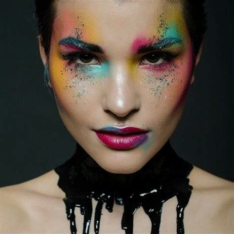 Colourful Creative Avant Garde Makeup Avant Garde Makeup Artistry Makeup High Fashion Makeup