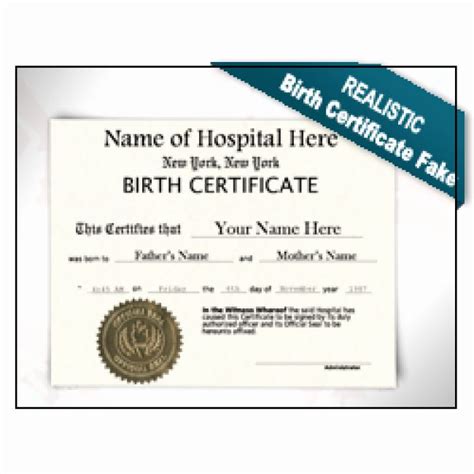 Get the answers to questions about naming the father on a baby's birth certificate, including whether it gives him an advantage. √ 20 Fake Birth Certificate Template Free ™ in 2020 | Fake ...