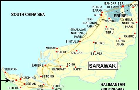 Map Of Sarawak Malaysia