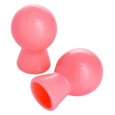 Pink Nipple Suckers Nipples Sex Toy Rubber Frisky Kinky Breast Boobs