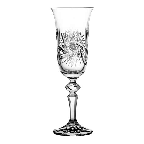 Crystal Champagne Glasses Set Of 6 3567