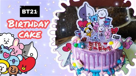 Bt21 Birthday Cake Special Edition 7th Youtube