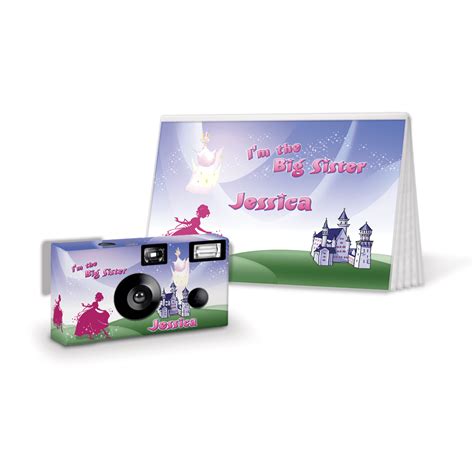 Enchanted Princess Big Sister Camera and Photo Album Set - Custom