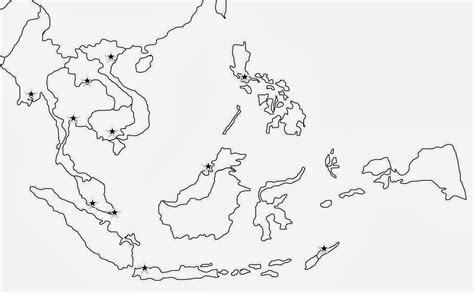 Peta Buta Asia Tenggara Hitam Putih Sketsa Peta Asia Tenggara Hitam My Xxx Hot Girl