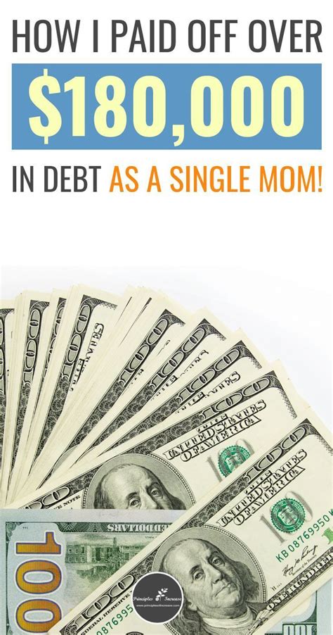 single mom pays off 180k in debt find out how she did it principles