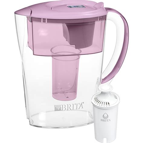 Brita Small Cup Space Saver Water Filter Pitcher With Standard Filter Space Saver Lilac