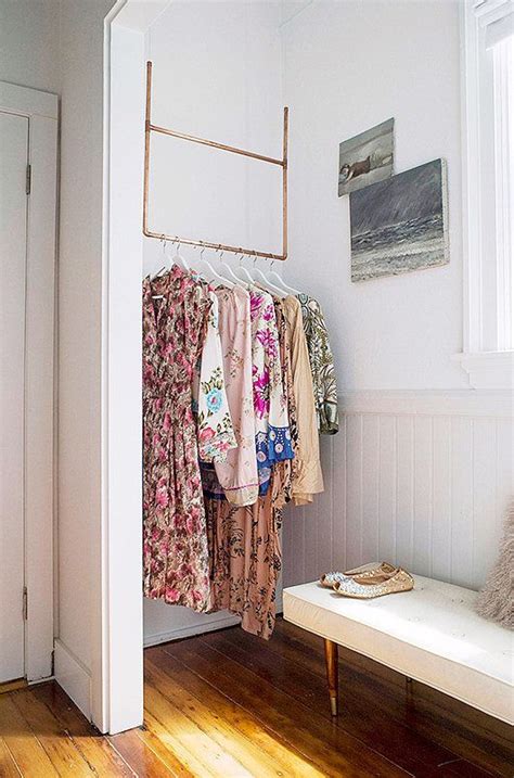 creative clothes storage solutions  small spaces digsdigs