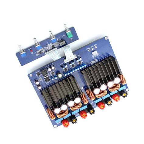 hifi tas5630 2 1 class d high power amplifier board opa1632 tl072 600w 2 300w dc48v t0362 from