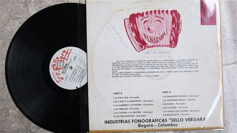 Vinyl Vinilo Lps Acetato Jose Maria Peñaranda Cumbia Tropica 65 000