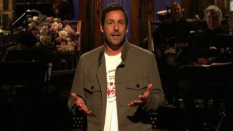 Snl Adam Sandler Returns To Saturday Night Live With A Song About