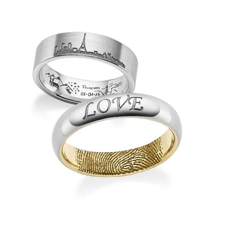 Alianzas De Boda Con Grabados Personalizados Couple Jewelry Couple