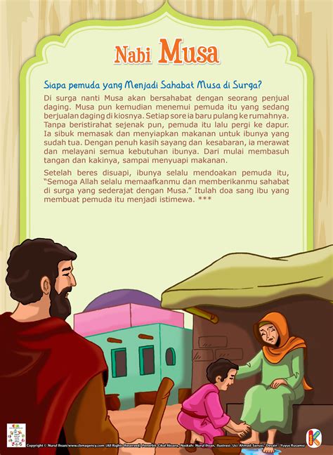 Nabi Musa dan Sahabatnya di Surga | Ebook Anak - Ebook Anak