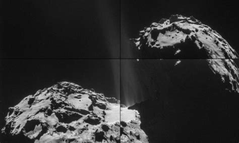 Rosettas Comet 67p Keeps On Spouting Jets Of Water Daily Mail Online