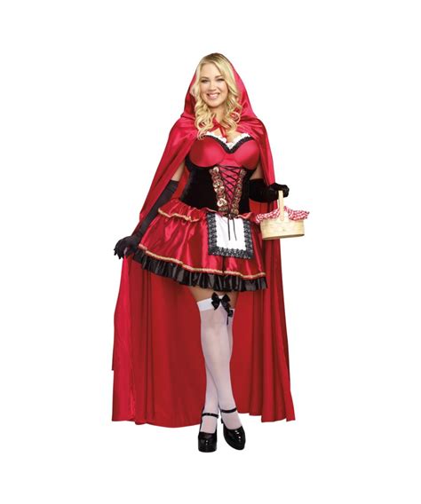 Miss Little Red Riding Hood Plus Size Womens Costume Sexy Costume