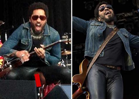Lenny Kravitz Rips Pants On Stage Accidentally Exposes