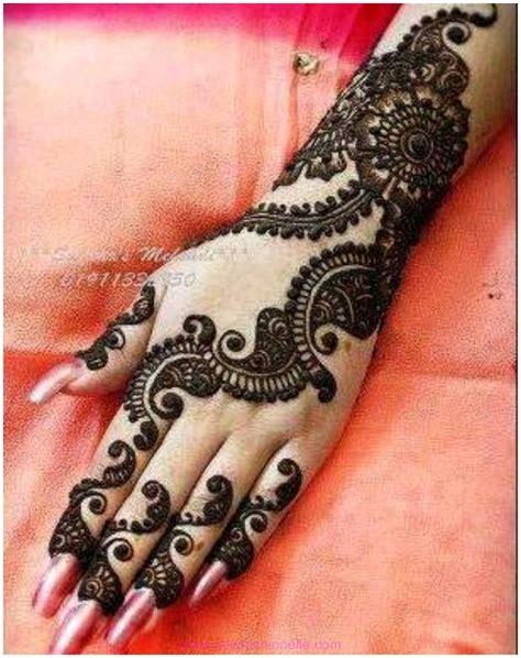 Finger Mehndi Designs 2016 For Brides