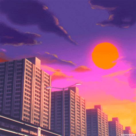 Kidmograph Aesthetic  Sunset  Aesthetic Anime