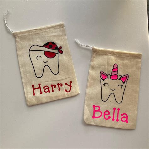 Personalised Tooth Fairy Bag Etsy