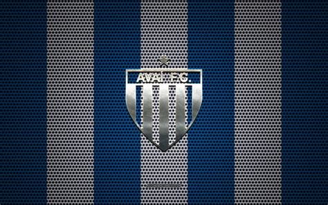 Download Wallpapers Avai Fc Logo Brazilian Football Club Metal Emblem